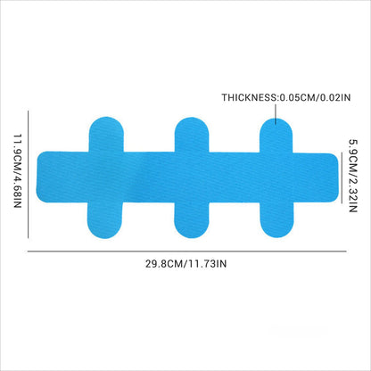 Elastic Athletic Tape 10pcs, Muscle Support Patch, Protects Muscles, Knee Elbow Shoulder Ankle for Men