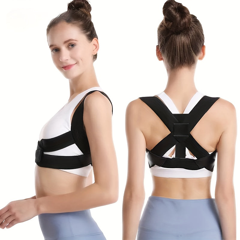 Elastic Invisible Back Straightening Hunchback Corrector Open Shoulder Lumbar Spine Correction Belt 3