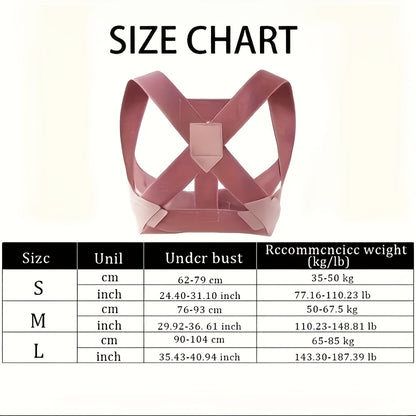 Elastic Invisible Back Straightening Hunchback Corrector Open Shoulder Lumbar Spine Correction Belt 5