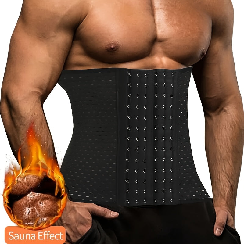 Waist Trainer Trimmer Belt Corset, Men Compression Shapewear, Abdomen Belly Shapers, Fitness Slimming, Tummy Control