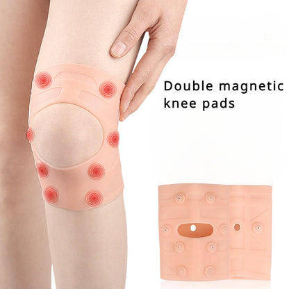 Waterproof Magnetic Knee Care Pad, Silicone Knee Compression Sleeve, Knee Brace, Patella Tendon Support Brace