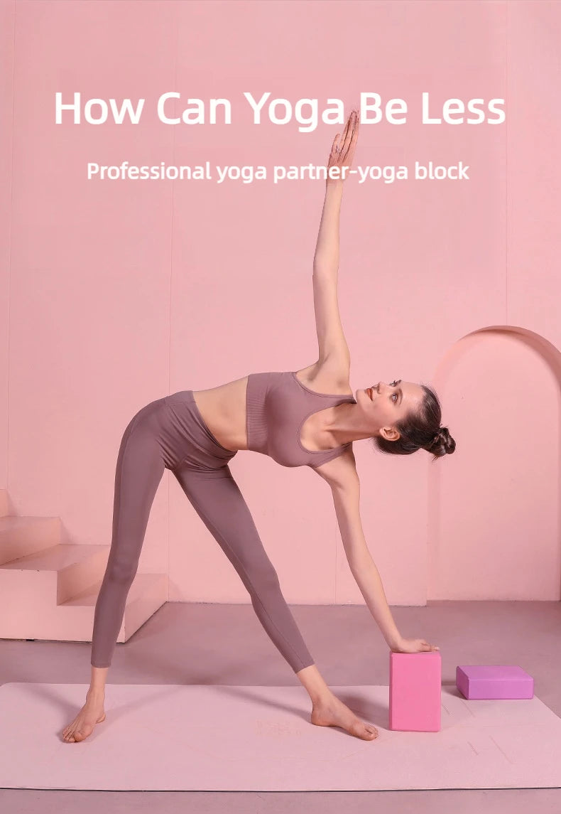 HighDensity Yoga Blocks For Childrens Dance AntiPressure Training Blocks Adult Yoga Auxiliary Equip 2