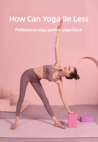 HighDensity Yoga Blocks For Childrens Dance AntiPressure Training Blocks Adult Yoga Auxiliary Equip 2
