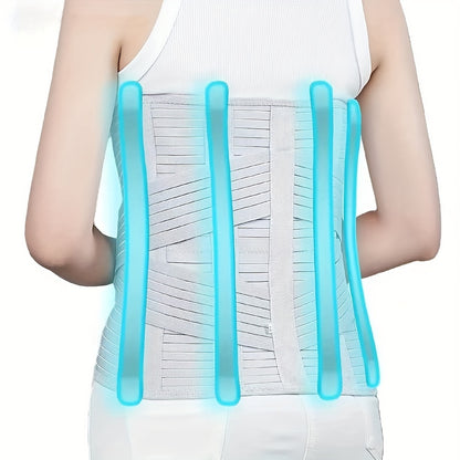 Breathable Adjustable Lumbar Support Belt, Elasticity, Spinal Protection, Fitness Enhancement, Post-Surgery Recovery