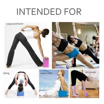 NonSlip EVA Yoga Block Brick Foam For Body Shaping Pilates Stretching Gym Training  Fitness Health  5