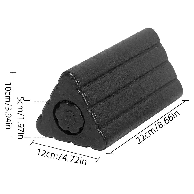 High Density Triangle Hollow Yoga Blocks EPP Foam Roller Pilates Fitness Yoga Column For Adults  Ki 7