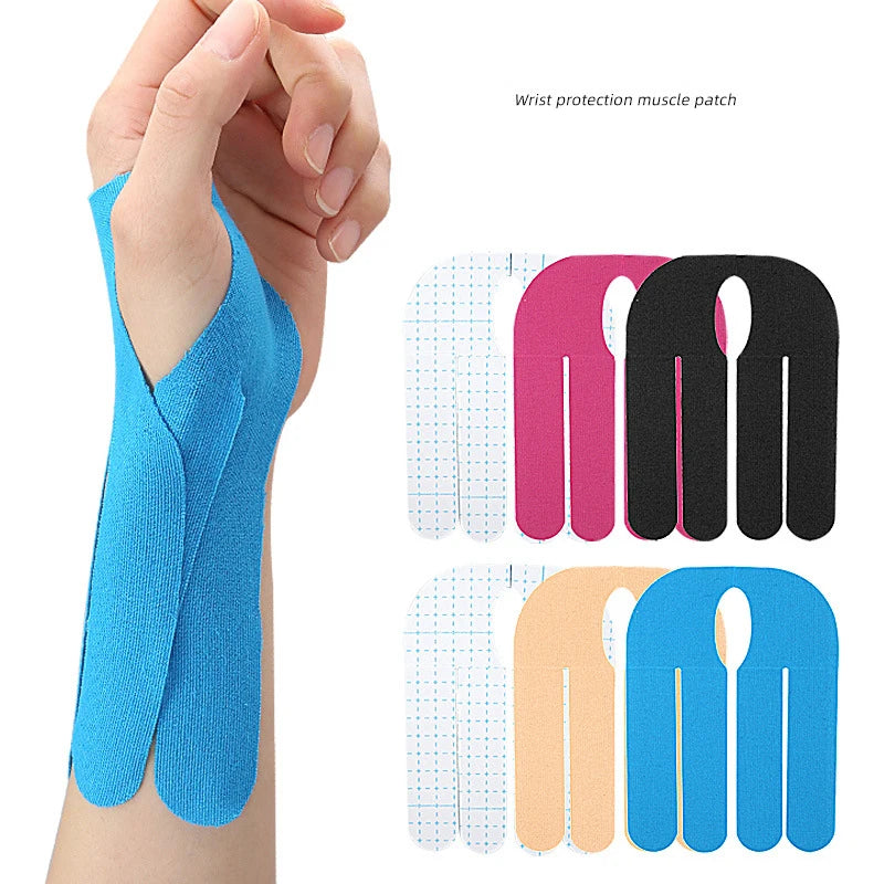 5Pcs Hand Wrist Tendon Sheath Sticker, Thumb Finger Protector, Pain Relief Brace, Arthritis Therapy Patches