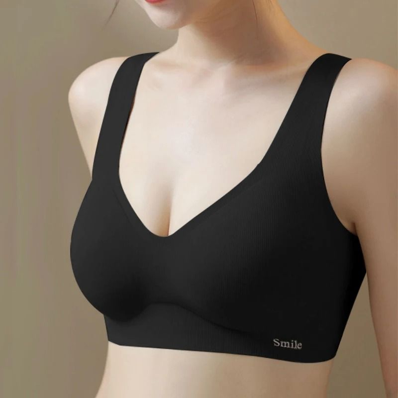 Seamless Comfort Sports Bra With Jelly Support Strips 1