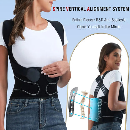 Posture Corrector Back Brace For Men Women Spine Vertical Alignment Back Straighter Lower Back Pain 3