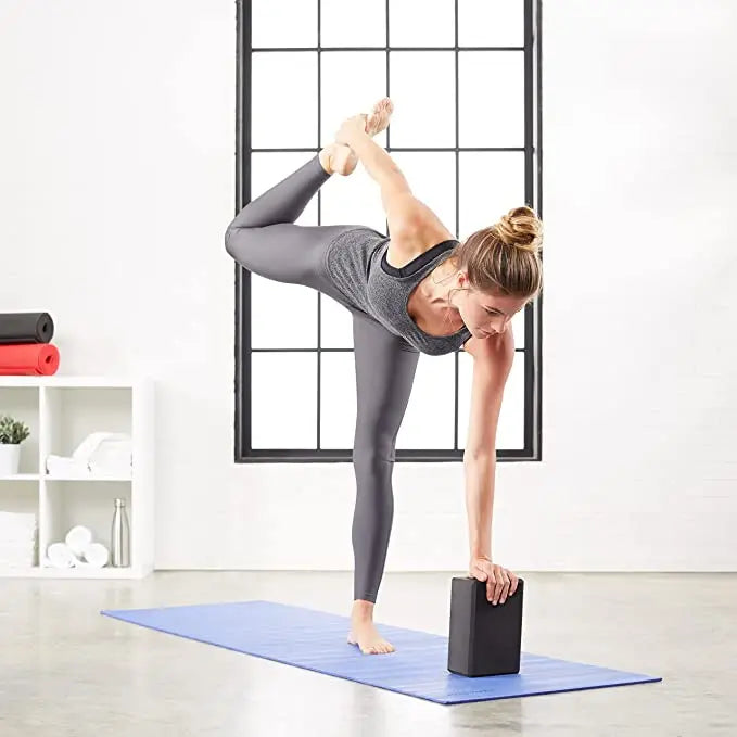 EVA Yoga Foam Wedge Slont Boards Stretch Block to Improve Lower Leg Strength, Stability Training & Fitness Tools