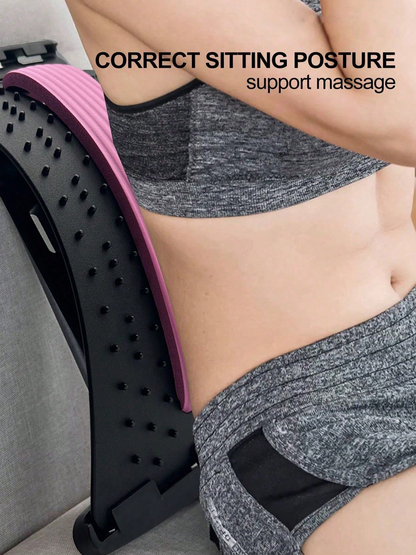Back Massager For Opening The Back Lumbar Spine Soothers For Stretching The Waist And Neck Yoga Spi 1