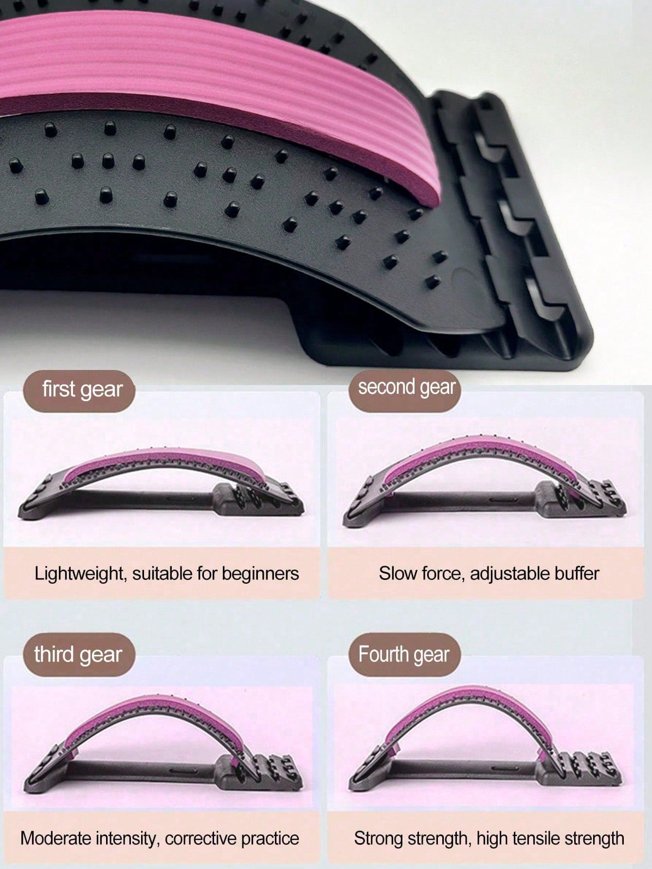 Back Massager For Opening The Back Lumbar Spine Soothers For Stretching The Waist And Neck Yoga Spi 5