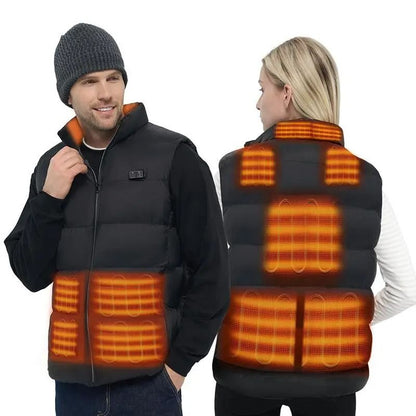 Graphene Heated Jacket with 9 Heat Zones USB Rechargeable