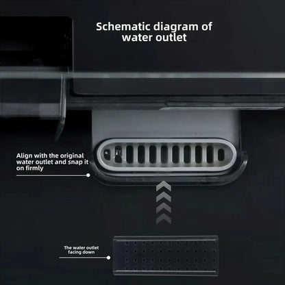 Aquarium Water Outlet Connector Kit 4 Piece Set 6