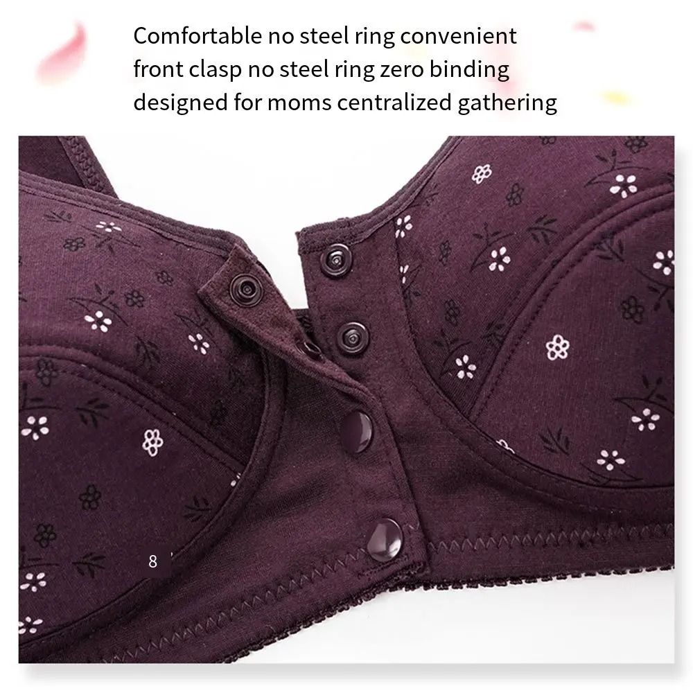 Comfort Fit Front Closure Daisy Bra 1