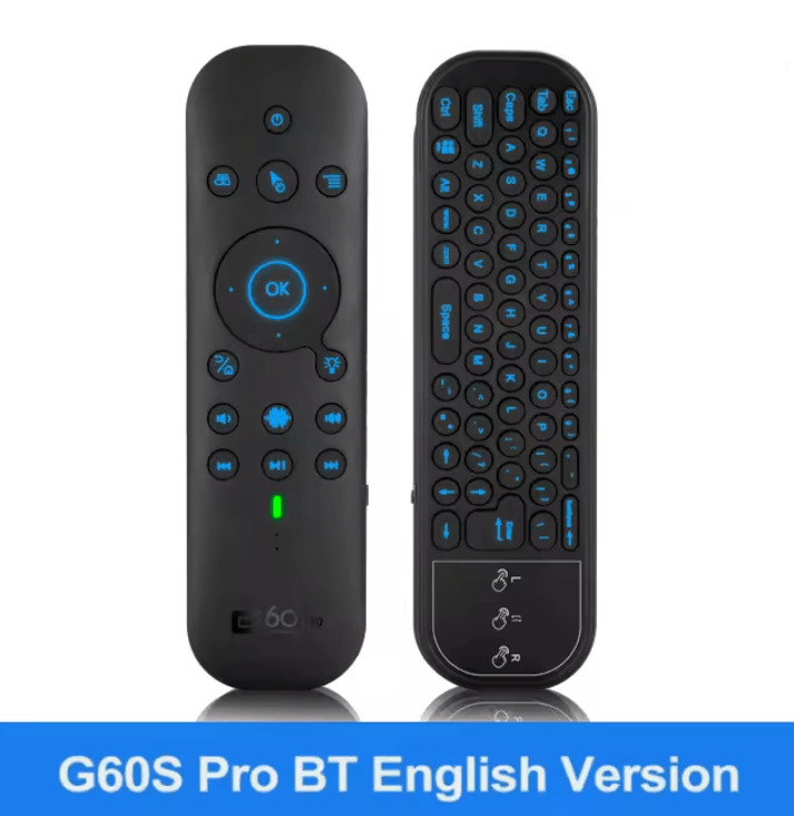 G60S Pro Wireless Voice Remote Control With Air Mouse And Backlit Keys 7