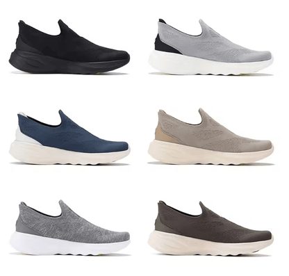 Li Ning Men Soft Go 2 Knit Slip On Walking Shoes With Cushion And Breathable Mesh 1