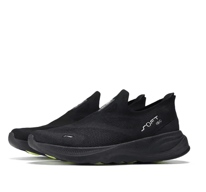 Li Ning Men Soft Go 2 Knit Slip On Walking Shoes With Cushion And Breathable Mesh 2
