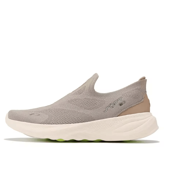 Li Ning Men Soft Go 2 Knit Slip On Walking Shoes With Cushion And Breathable Mesh 7