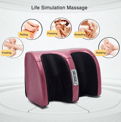 Electric Foot Massager With Heat Therapy And Shiatsu Kneading Rollers 2