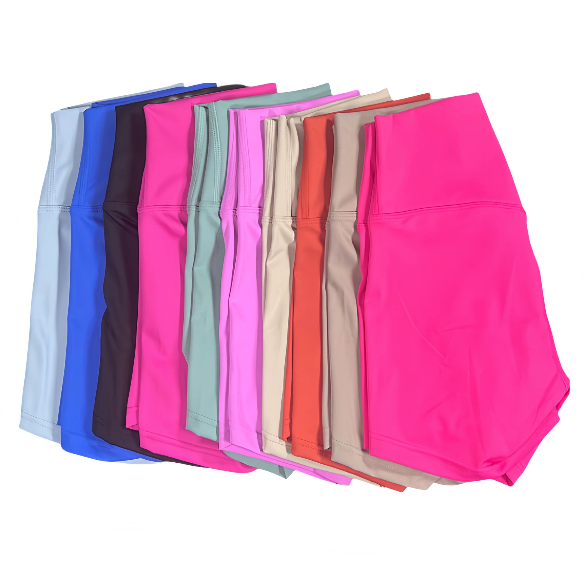 Women's High Waist Yoga Shorts - Quick Dry, Hip Lift Fitness & Running Shorts