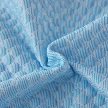 Summer Cooling Pillowcase  Solid Color Ice Bean Pillow Cover For Cool Breathable Sleep 48x74cm No P 2
