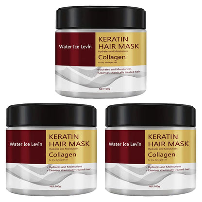 Collagen Keratin Hair Mask  Dual Oil Control Deep Conditioner For Smooth FrizzFree And Revitalized  8