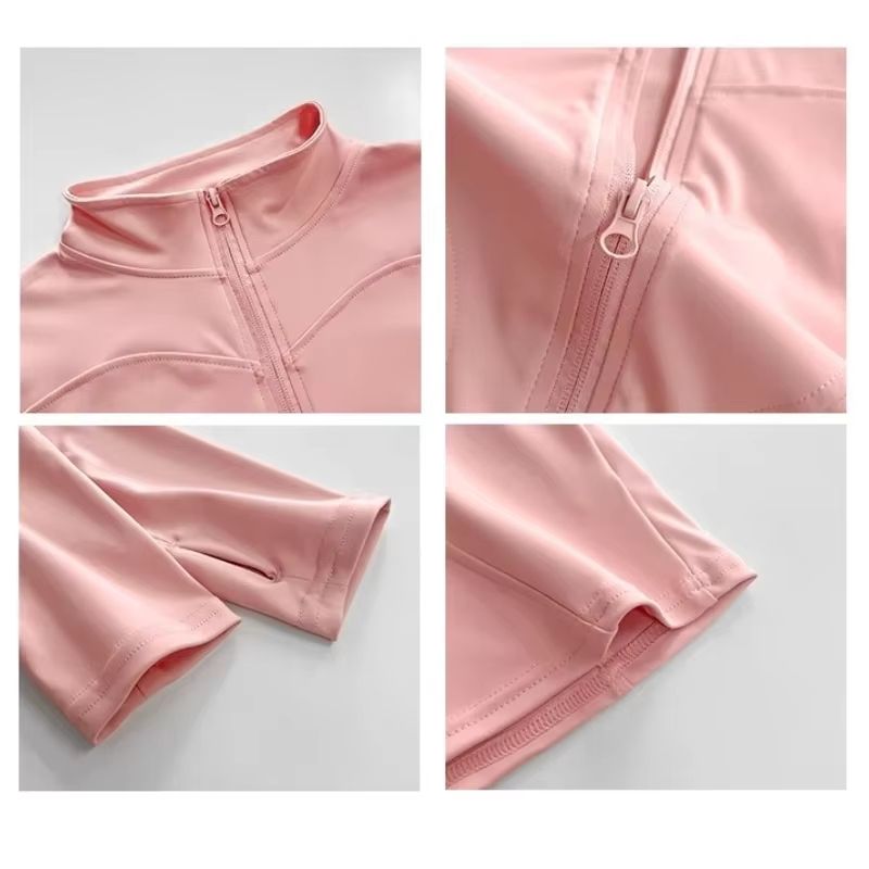Womens QuickDry Yoga Jacket  Lightweight Zipper Sports Coat For Running Training  Everyday Fitness  18