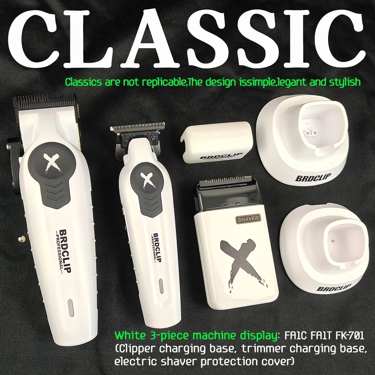 Professional Hair Clipper And Trimmer With Charging Base 5