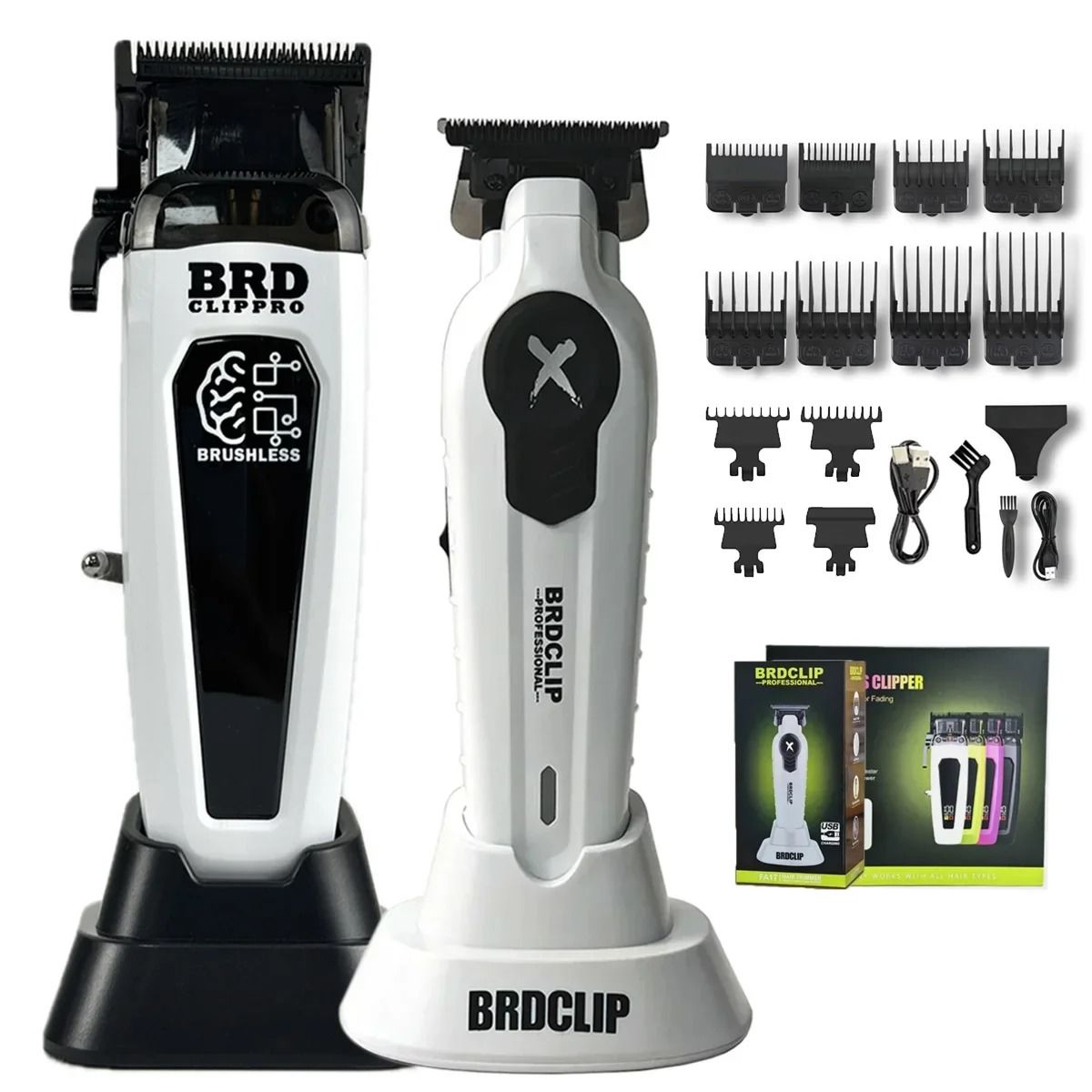 Professional Hair Clipper And Trimmer With Charging Base 9