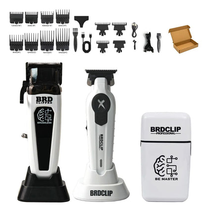 Professional Hair Clipper And Trimmer With Charging Base 17