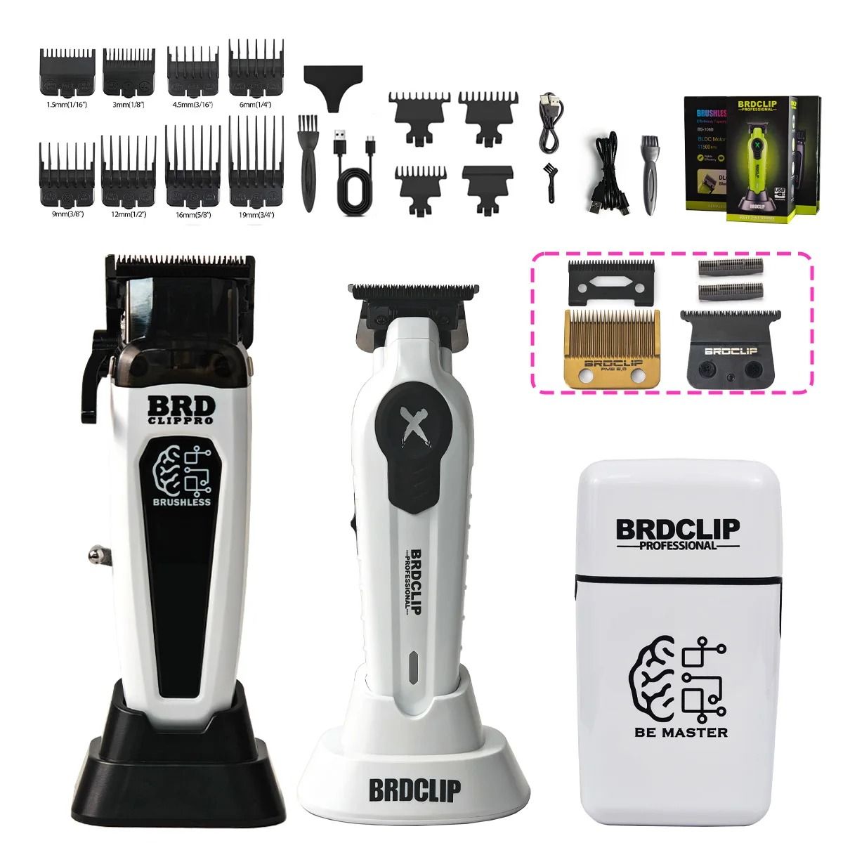 Professional Hair Clipper And Trimmer With Charging Base 18