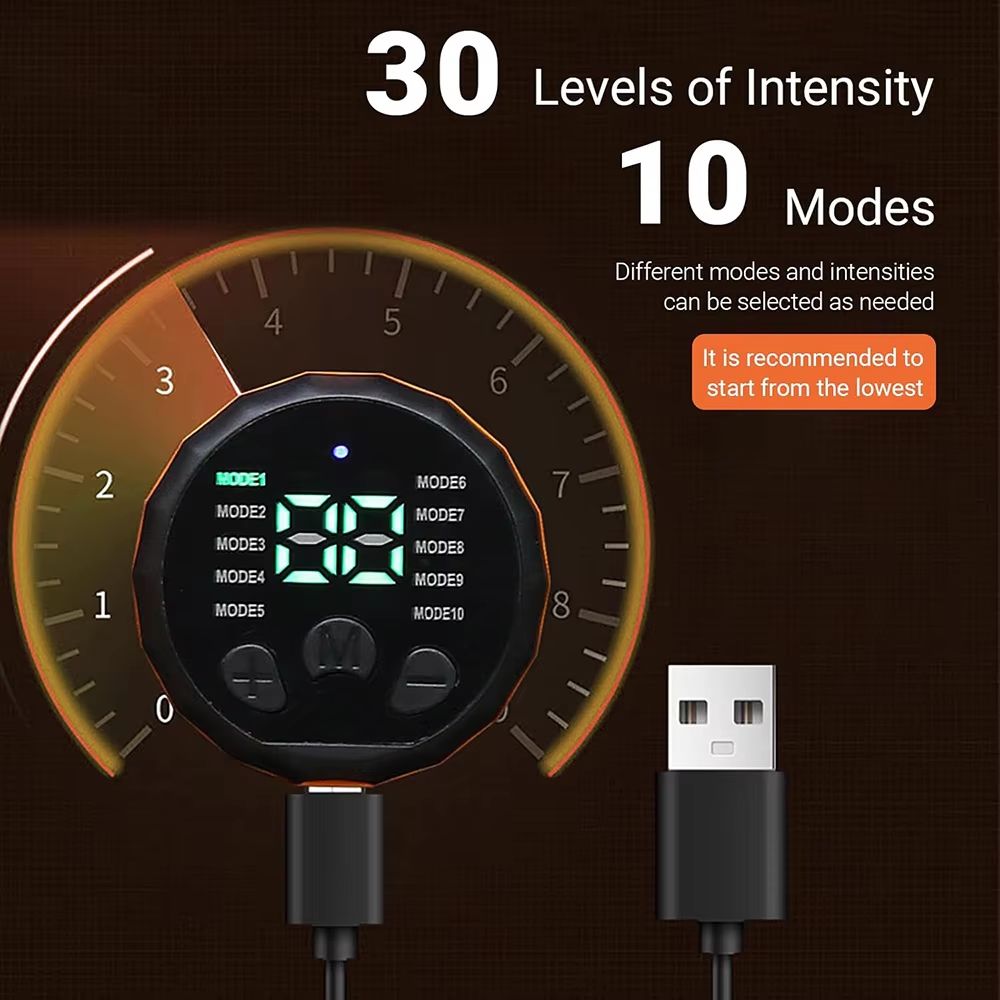 Smart EMS Abdominal Muscle Toner USB Rechargeable Ab Trainer And Body Massager For Core Strength An 1