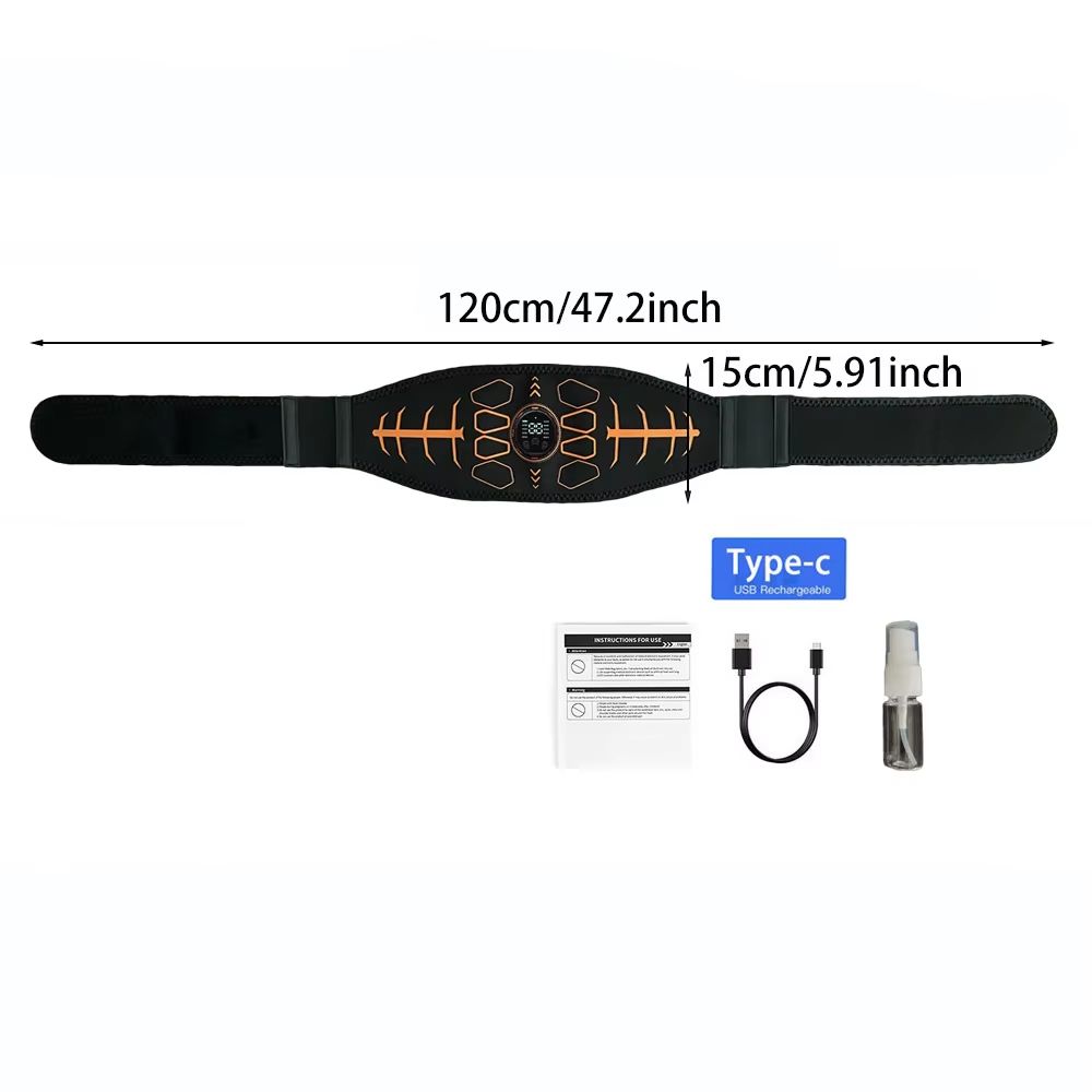 Smart EMS Abdominal Muscle Toner USB Rechargeable Ab Trainer And Body Massager For Core Strength An 6