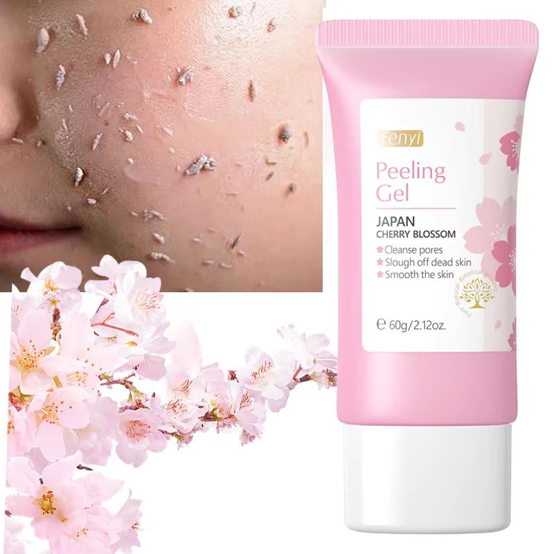 Sakura Deep Cleansing Exfoliating Gel – Brightening Facial Scrub and Moisturizer 60g