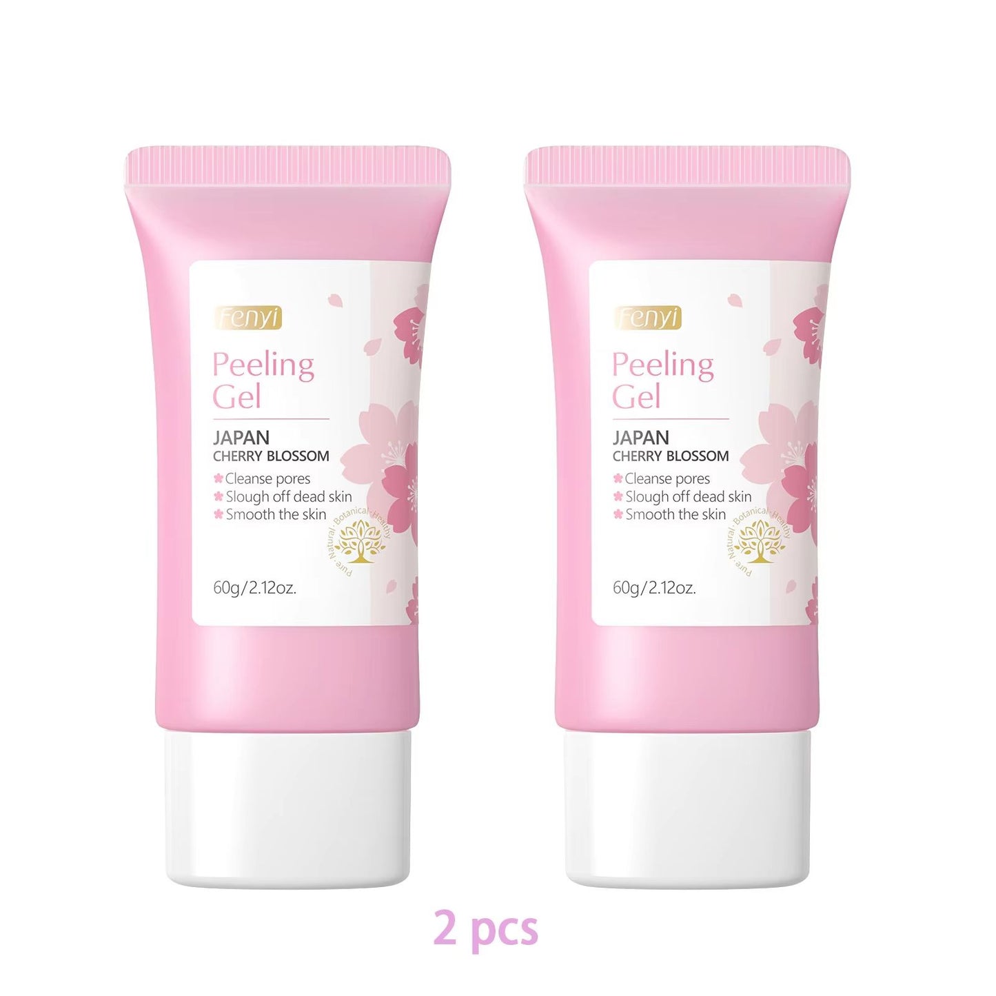 Sakura Deep Cleansing Exfoliating Gel  Brightening Facial Scrub And Moisturizer 60g 7