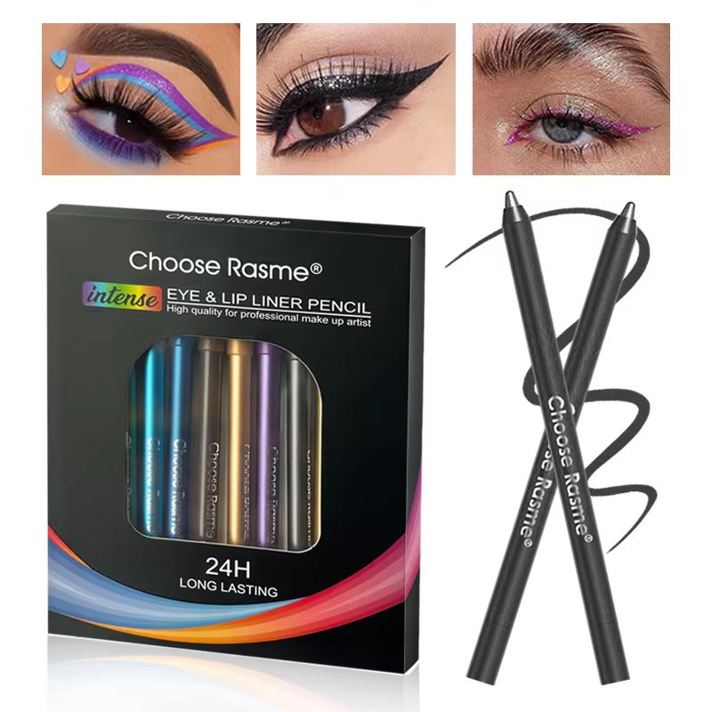 12 Color Glitter And Shimmer Eyeliner Pencil Set  Long Lasting Smooth Application Eye Makeup 6