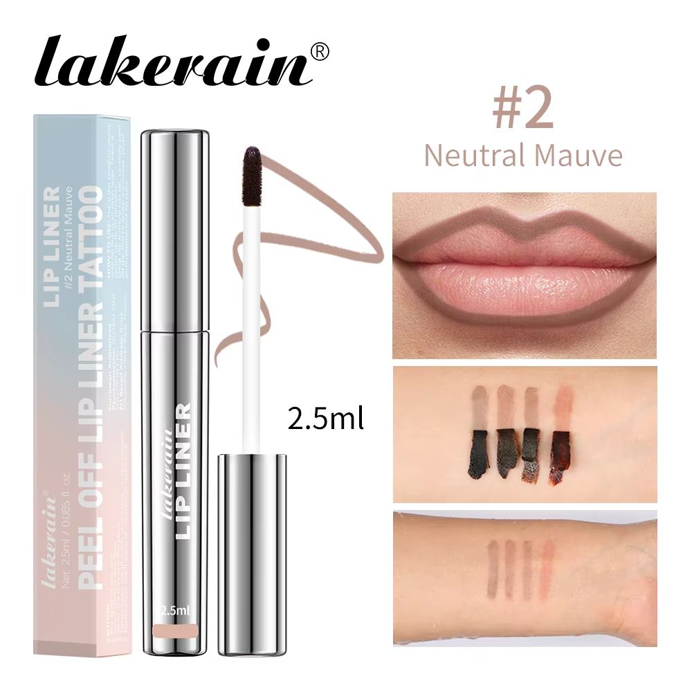 4PCS Waterproof Lip Liner Set  LongLasting Matte Lip Stain And TransferProof Lip Liner With PeelOff 7
