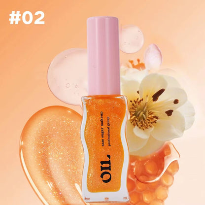 Fruit Honey Lip Oil  Hydrating Lip Gloss With Plumping Jelly Finish And Strawberry Tint 3