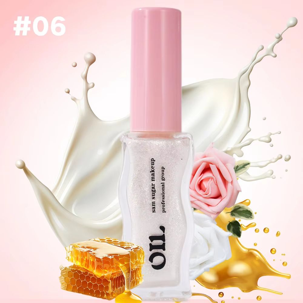 Fruit Honey Lip Oil  Hydrating Lip Gloss With Plumping Jelly Finish And Strawberry Tint 7