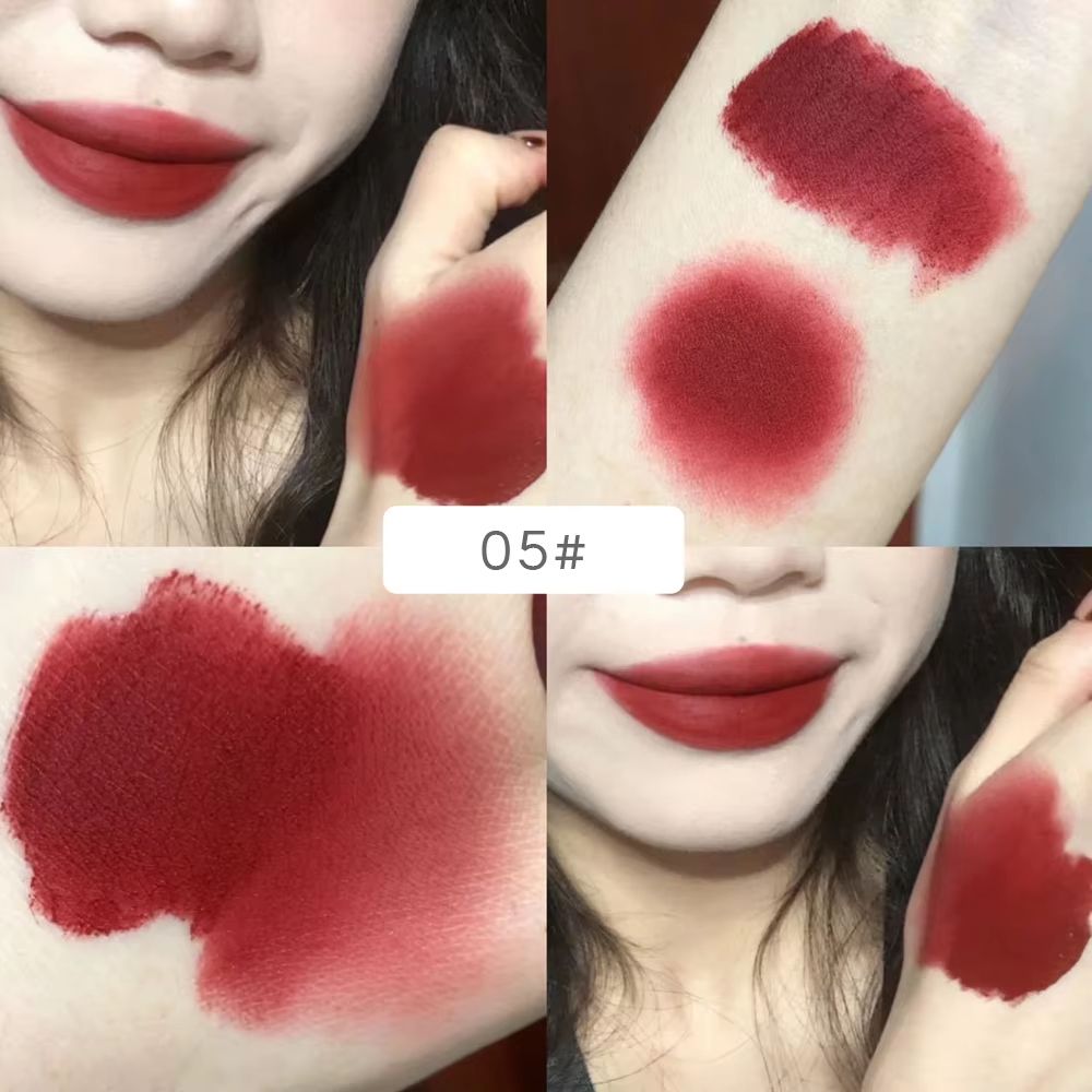 Gege Bear Rabbit Lip Glaze  LongLasting Matte Lipstick With Velvet Lip Clay Finish 9