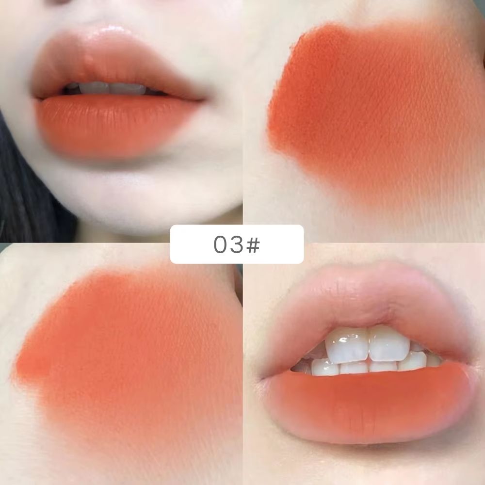 Gege Bear Rabbit Lip Glaze  LongLasting Matte Lipstick With Velvet Lip Clay Finish 10