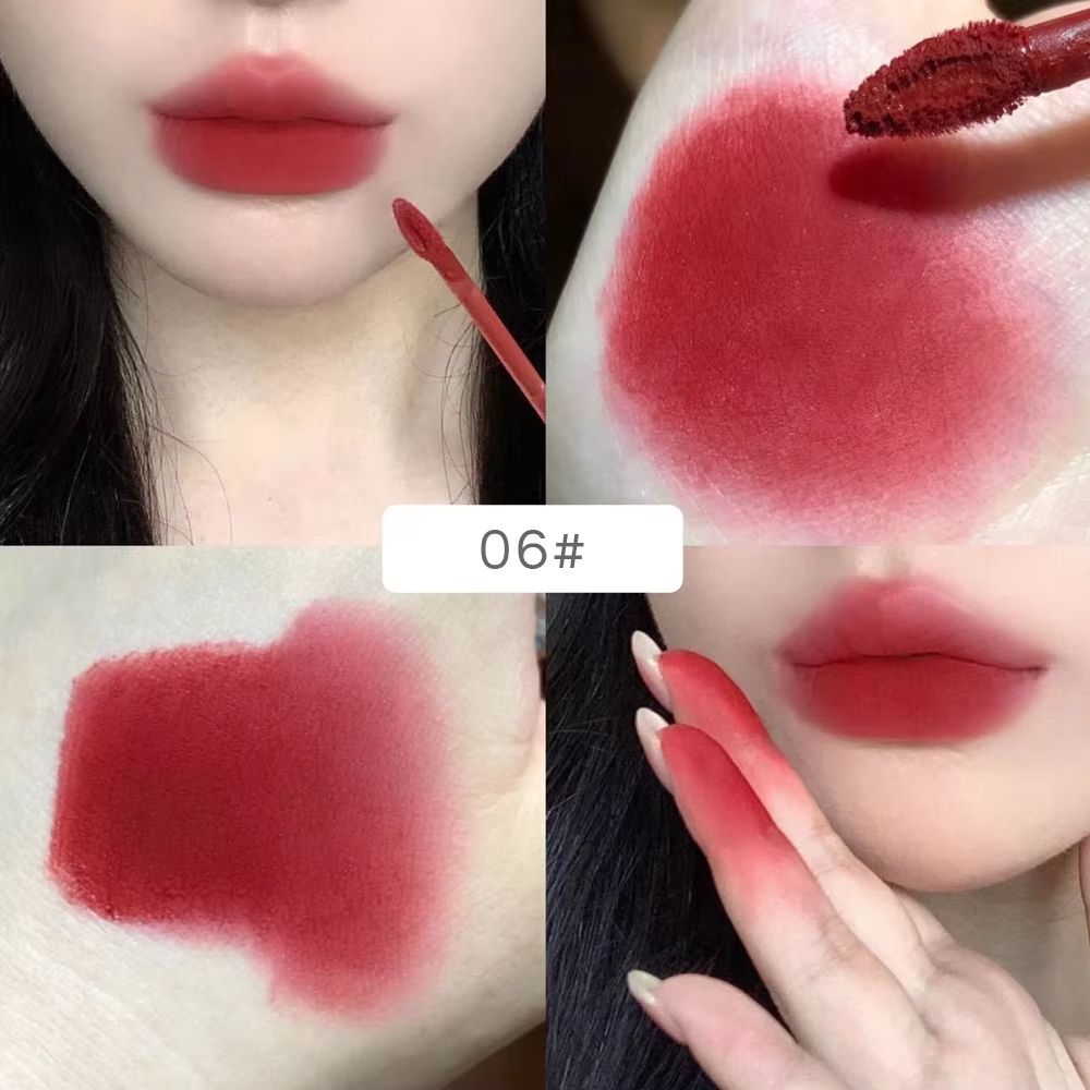 Gege Bear Rabbit Lip Glaze  LongLasting Matte Lipstick With Velvet Lip Clay Finish 11