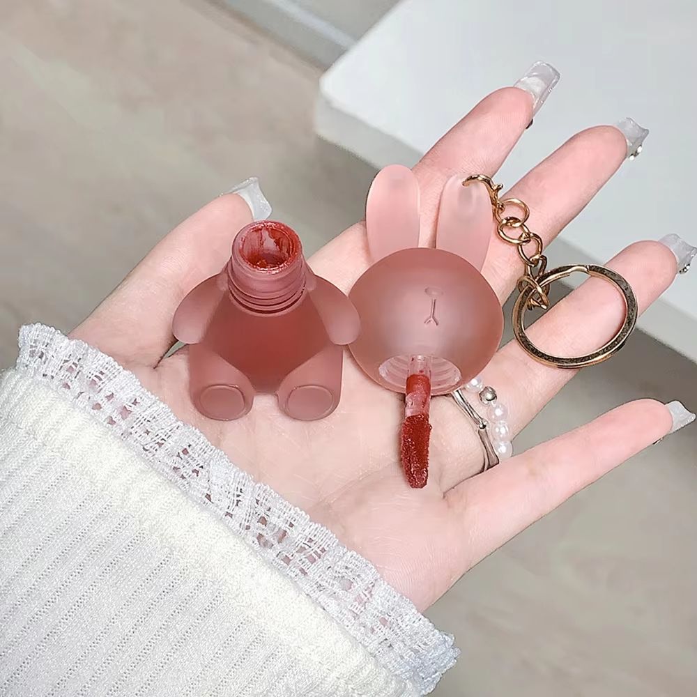 Gege Bear Rabbit Lip Glaze  LongLasting Matte Lipstick With Velvet Lip Clay Finish 2