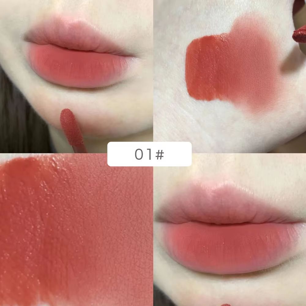 Gege Bear Rabbit Lip Glaze  LongLasting Matte Lipstick With Velvet Lip Clay Finish 7