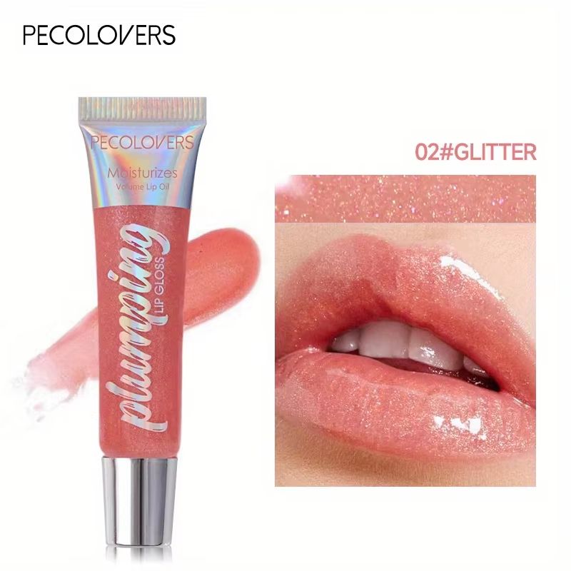 Shimmer Lip Oil  Moisturizing Lip Gloss With Collagen For Fuller Plump Lips 9