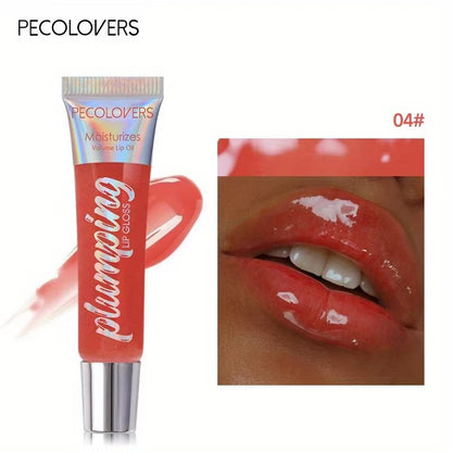 Shimmer Lip Oil  Moisturizing Lip Gloss With Collagen For Fuller Plump Lips 10