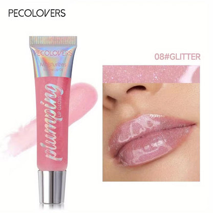 Shimmer Lip Oil  Moisturizing Lip Gloss With Collagen For Fuller Plump Lips 14