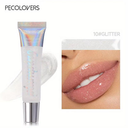 Shimmer Lip Oil  Moisturizing Lip Gloss With Collagen For Fuller Plump Lips 16