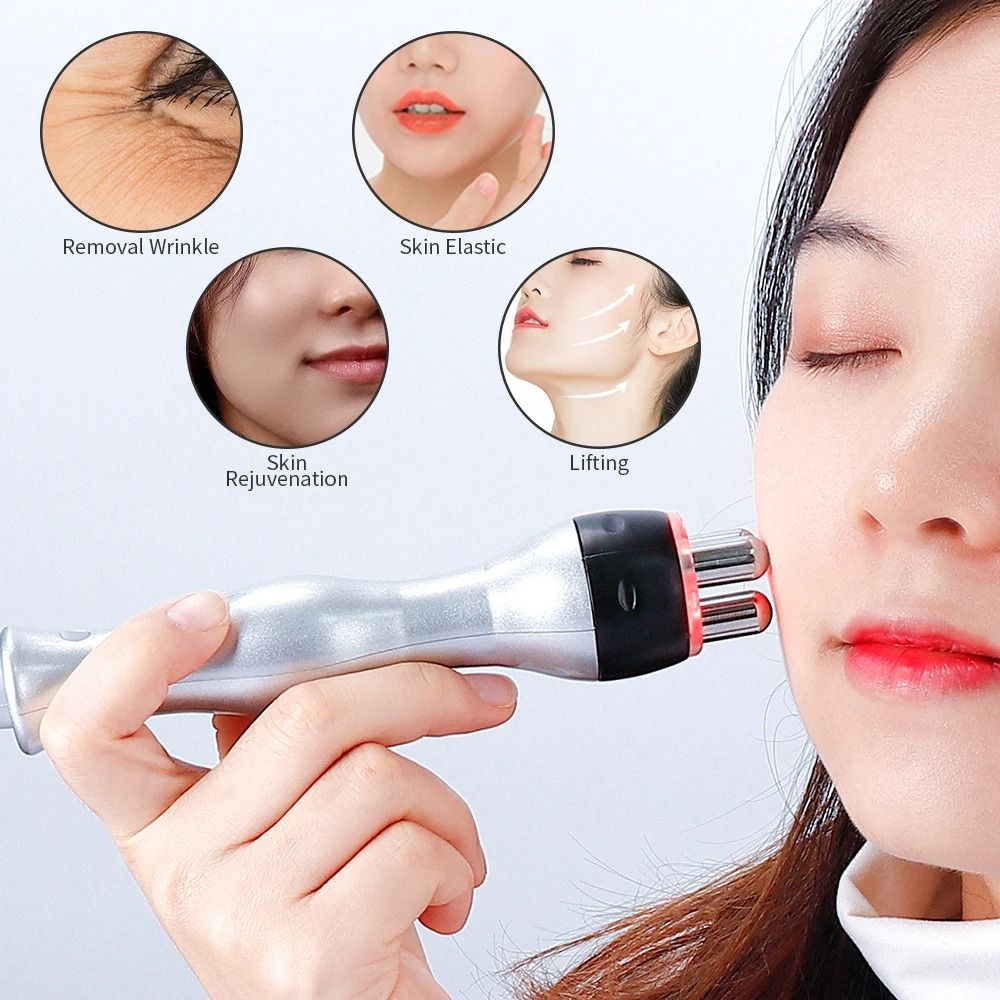 Multipolar RF Skin Lifting Beauty Device with Red Light Therapy